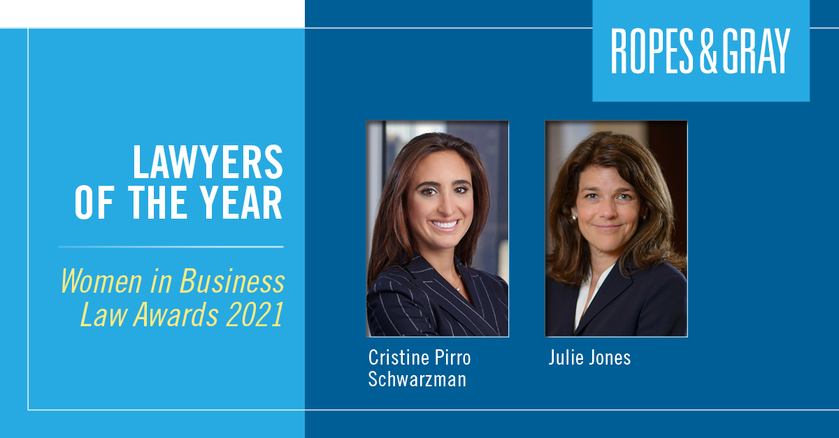 Cristine Pirro Schwarzman and Julie Jones Named “Lawyers of the Year