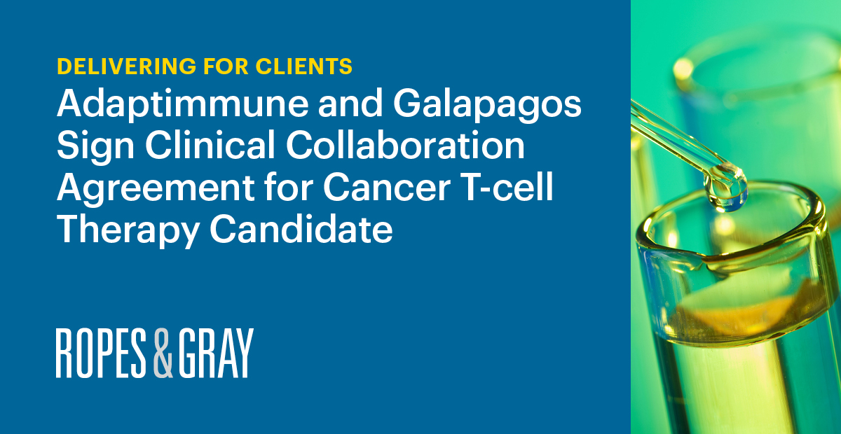 Adaptimmune and Galapagos Sign Clinical Collaboration Agreement for