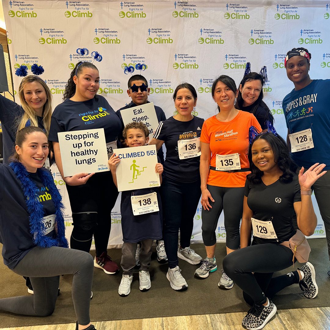 Team Climbs 55 Floors in New York City for American Lung Association