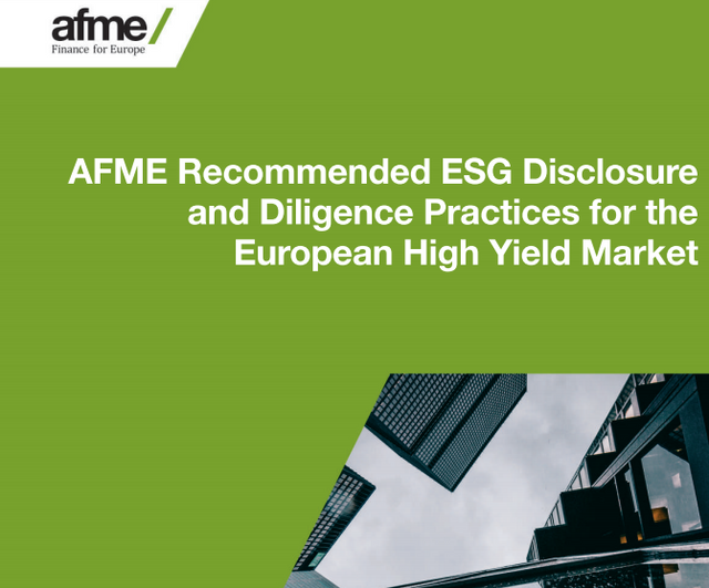 European high yield ESG guidelines published Insights Ropes & Gray LLP