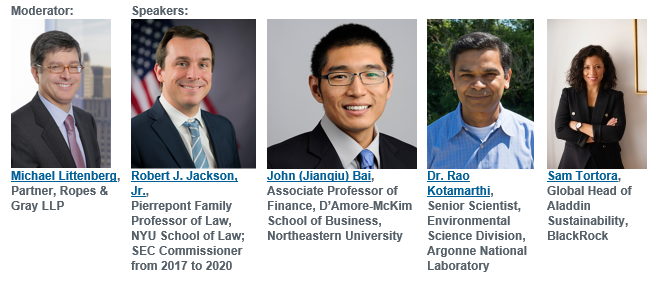 ESG and Climate Change: Developing Common Standards and Data to Evaluate Investment Risk and Corporate Performance
